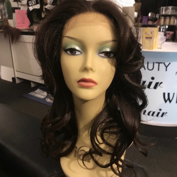 Wig Romance Curl Brown Lacefront Wig Long 2020 Wig main image 4